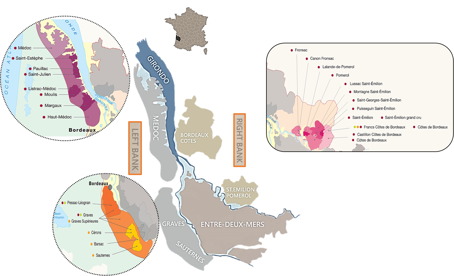 (Bordeaux map)